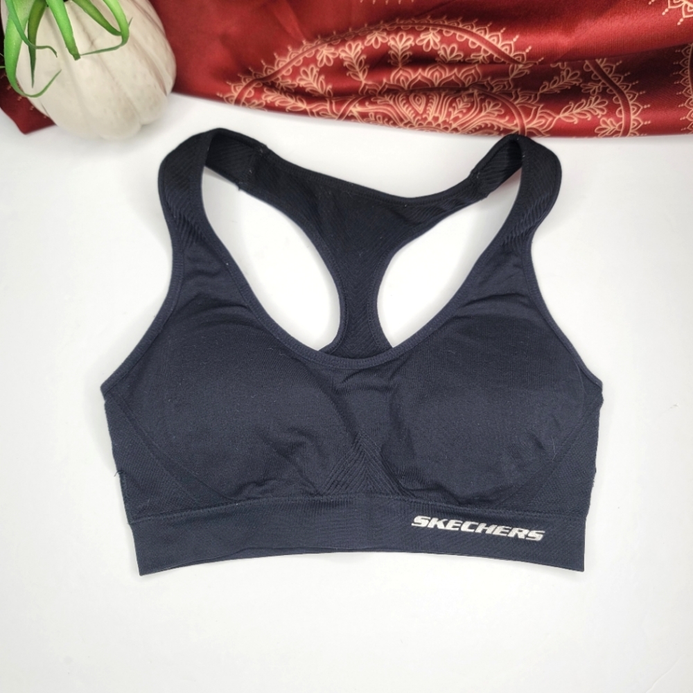 Skechers Sports Bra Black Size Small